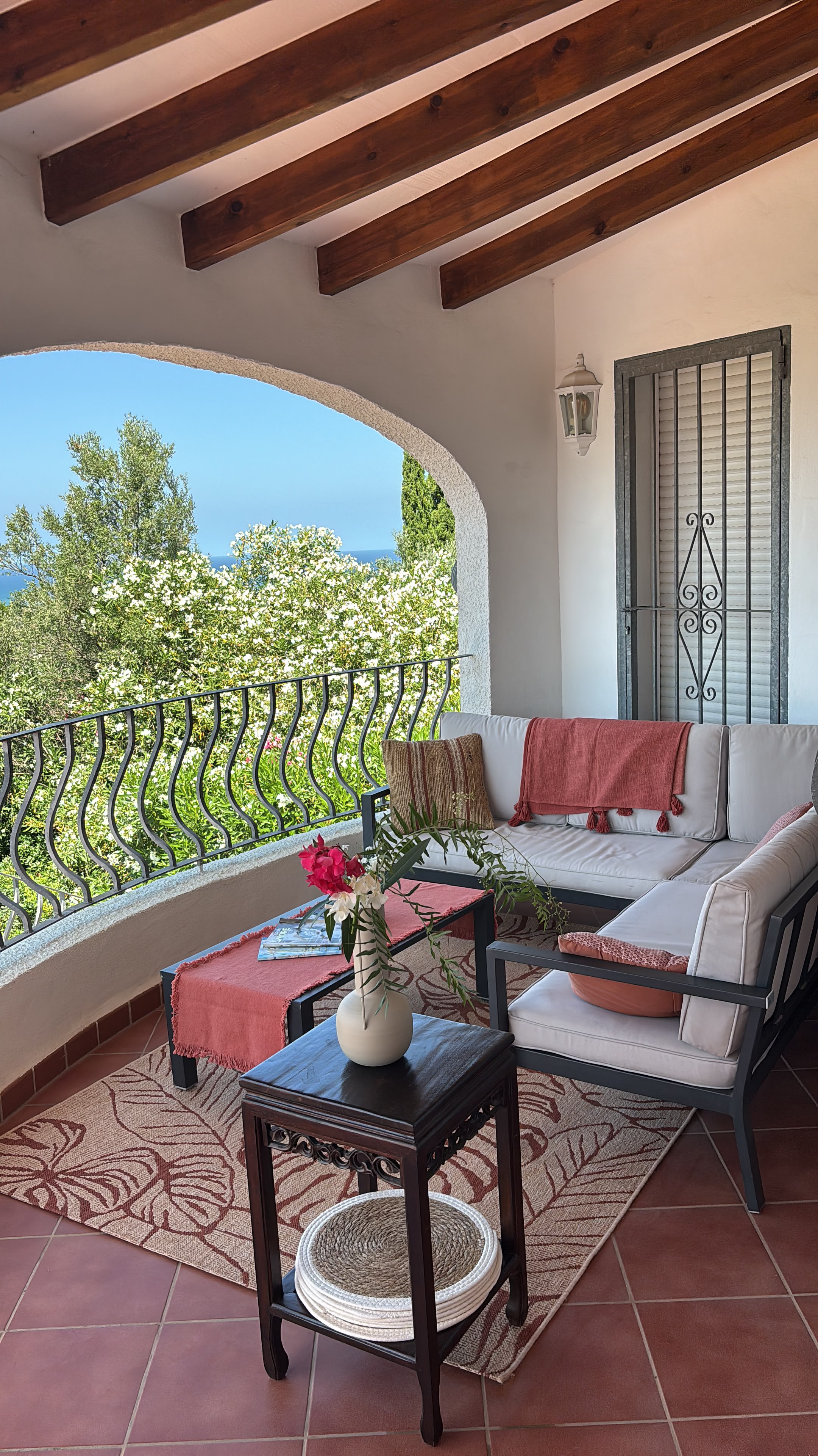 Casa Xanadu — Overdekt terras en lounge